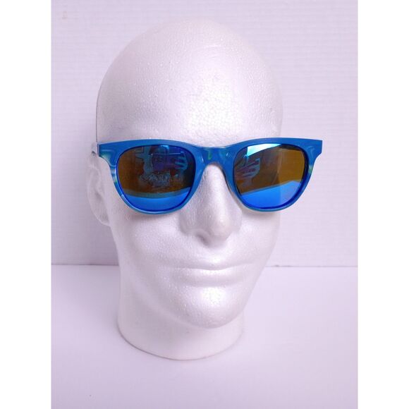 Pangea Movement City Recycled Plastic Ocean Blue / Blue Mirror Sunglasses main image 7